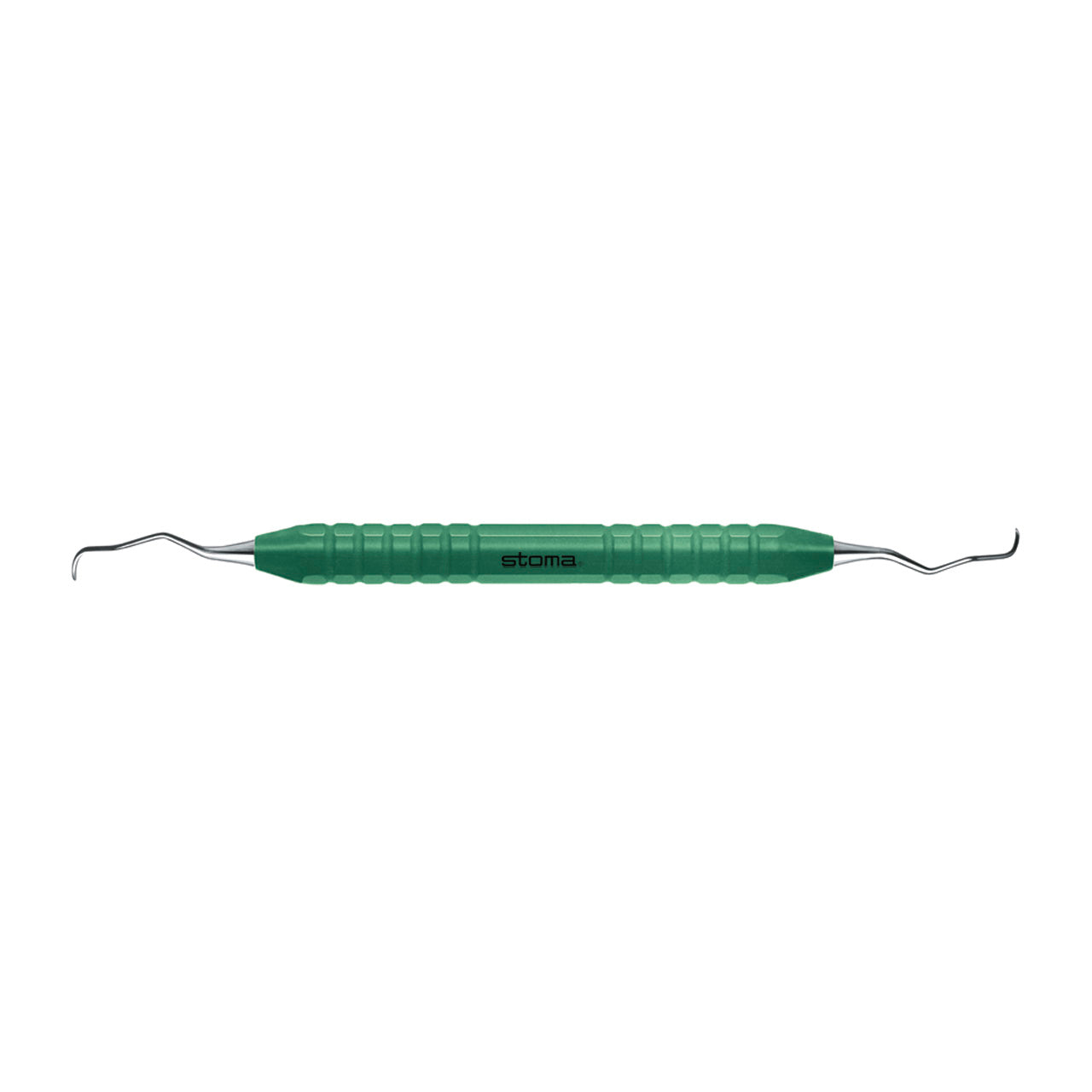 STOMA color-stick curette, Langer L1-2, green, Ø 10mm from Quintess Denta