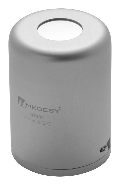 COTTON DISPENSER ALUMINIUM SILVER