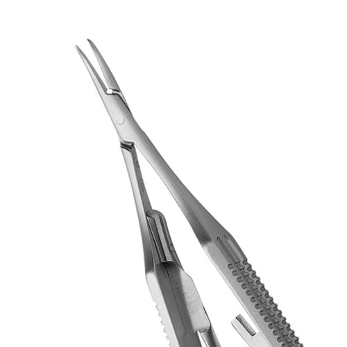 Hu-friedy_Micro Curved Smooth Castroviejo Needle Holder, 14 cm (5.5")_Quintess-Denta